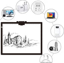 Diamond Painting Light Pad A3, LED Light Box Tracer w/Magnetic Clip & Pen Holder, 3 Level Brightness USB Power Dimmable Brightness Artcraft Tracing Light Pad for Drawing Sketching Diamond Painting by TinyTreasures Baby Boutique