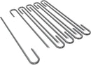 Vodaland Rebar Stakes | J Hook Extra Heavy Duty Rust Proof Coated Steel Ground Anchors with Chisel Point End | Secure All Landscaping and DIY Projects | 5/16” Diameter x 16” Inches Long (Pack of 10) by CozyNest Decor