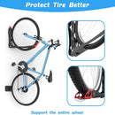 WALMANN BIKEPAL No Lifting Wall Mounted Swivel Bike Rack, Bike Wall Hangers for Garage Space Saving Vertical Bike Storage(1 Pack) by GreenHaven Gardens