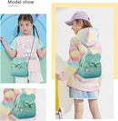 KL928 Girls Bowknot Polka Dot Cute Mini Backpack Small Daypacks Convertible Shoulder Bag Purse for Women by TinyTreasures Baby Boutique