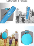 Oileus X-Large 4 Person Beach Tent Sun Shelter - Portable Sun Shade Instant Tent for Beach with Carrying Bag, Stakes, 6 Sand Pockets, Anti UV for Fishing Hiking Camping, Waterproof Windproof, Blue by TinyTreasures Baby Boutique