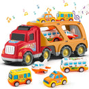 Veslier Toddler Toys Car for Boys Girls Age 1-3 3-5, 5 in 1 Carrier Transport City Vehicles Toys,Kids Toy Cars for Toddlers 1-3, Christmas Birthday Gift for Toddlers 3+. by TinyTreasures Baby Boutique