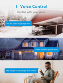 meross Smart Garage Door Opener Remote, Compatible with Apple HomeKit, Amazon Alexa, Google Assistant, CarPlay and SmartThings, No Hub Required by GreenHaven Gardens