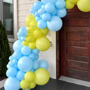 140pcs Light Blue Round Balloons Different Sizes 18 12 10 5 Inch Latex Balloons for Arch Decoration Party Balloon Kit for Graduation Birthday Party Wedding Balloon Baby Shower Decoration by TinyTreasures Baby Boutique