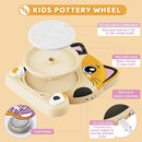 Insnug Pottery Wheel for Kids - Pottery Arts and Crafts for Kids Ages 8-12 with 3 Pack Painting Kit Air Dry Clay Art Supplies Toys for Girls Boy Birthday Gift for 6+ by TinyTreasures Baby Boutique