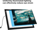A3 LED Light Pad with Adjustable Stand,16.6 * 12.6 Inches,3 Levels of Brightness and Stepless Dimming Light Board 8000LUX, Uniform Illuminated Light Box for Tracing Weeding Vinyl and Diamond Painting by TinyTreasures Baby Boutique