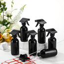 Norme 12 Pcs 8 oz Glass Spray Bottles with Funnels and Labels Refillable Cosmetic Empty Spray Bottles with Sprayer Containers for Essential Oil Cleaning Solutions(Black,Classic) by GreenHaven Gardens