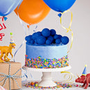 75 Pieces Royal Blue Cake Balls Topper Decorations Foam Cupcake Topper Mini Balloon Cake Topper Balls Cake Picks for Cake Deco Birthday Party Wedding by TinyTreasures Baby Boutique