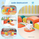 Lischwert Foam Climbing Blocks for Toddlers, Shark Theme Baby Climbing Blocks Soft Play Climbing for Toddlers with Foldable Block and Tunnel Indoor Climbing Toys for Toddler 1-3, 6 Pieces by TinyTreasures Baby Boutique