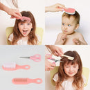 Baby Grooming and Healthcare Kit, Portable Baby Safety Care Set with Hair Brush Comb Nail Clipper Nasal Aspirator for Nursery Newborn Infant Girl Boy (32 in 1, Pink) by TinyTreasures Baby Boutique