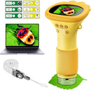 Kids Microscope Pocket Microscope -1000X Portable Microscope for Kid | Photo and Video Mini Microscopes | 2'' Digital Little Scientist Microscopes for 3-10 Age Years Old Boys Girls Toys Gifts by TinyTreasures Baby Boutique