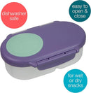 B.box Lilac Pop Snackbox, 1 EA by TinyTreasures Baby Boutique