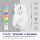 Lumipets Remote Control Silicone Night Light for Kids - Dragon Design with 9 Soft Colors & Sleep Timer - Rechargeable, Battery-Operated Lamp for Bedroom | Baby Nursery, Toddler, Girls, Boys by TinyTreasures Baby Boutique