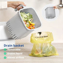 Blue Ginkgo Kitchen Compost Bin [5L / 1.32 GAL] – Filter-Free, Odor-Tight Countertop Food Waste Pail with Handles (Made in Korea, Green) by GreenHaven Gardens