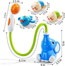 Baby Bath Shower Head Toys for Kids, Bath Toys for Infants with Elephant Water Pump for Kids 2-4, 3 Pack Wind-up Pool Toys for Kid, Bathtub Toys 18-24 Months Toddlers Boys Girls by TinyTreasures Baby Boutique