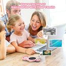 Kids Microscope,Ashfly 200X Magnifier for Kids,Mini Pocket Portable Digital Microscope for Educational Science Toys,Birthday Gifts for Age 3 4 5 6 7 8 Girls by TinyTreasures Baby Boutique