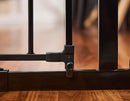 Regalo Easy Step 49-Inch Extra Wide Baby Gate, Includes 4-Inch and 12-Inch Extension Kit, 4 Pack of Pressure Mount Kit and 4 Pack of Wall Mount Kit, Black by TinyTreasures Baby Boutique