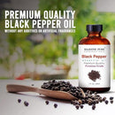 Majestic Pure Black Pepper Essential Oil with Glass Dropper - 1 Fl Oz - 100% Pure and Natural Black Pepper Oil - Premium Grade Essential Oils for Diffuser, Aromatherapy, Soap and Candle Making by CozyNest Decor
