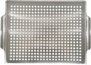Stainless Steel BBQ Grill Topper Pan Tray for Vegetables, Meats, Skewers & Seafoods for Outdoor Cooking, Grilling, Camping & Tailgating for Gas Grills, Charcoal Grills & Barbecue by Mr. Bar-B-Q 06032Y by GreenHaven Gardens