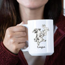 Cow Ceramic Cup 11 15Oz, Personalized Cow Coffee Mug Gift For Christmas, Unique Animal White Accent Coffee Cup, Custom Cows Lover Coffee Mug With Name, Unique Cows Teacup Gift For Kid Child Birthday by TinyTreasures Baby Boutique
