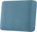 H.VERSAILTEX Super Stretch Individual Seat Cushion Covers Sofa Covers Couch Cushion Covers Slipcover Sets Thick Jacquard Textured Twill Fabric (1 Piece Chair Cushion Cover, Storm Blue) by CozyNest Decor