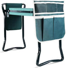 Ohuhu Garden Kneeler and Seat, Heavy Duty Garden Stool with EVA Foam Kneeling Pad, Foldable Gardening Bench with 2 Tool Pouches, 2-in-1 Portable Gardening Supplies, Idea Gifts for Women Men Seniors by GreenHaven Gardens