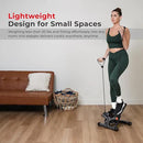 Sunny Health & Fitness Mini Stepper for Exercise at Home, Stair Step Workout Machine with Resistance Band and Over 300lb Weight Capacity, Optional Twist Motion and Free SunnyFit App Connection by CozyNest Decor