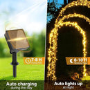 kolpop 10 Packs Solar Fairy Lights Outdoor, 32FT 80LED Solar String Lights Outdoor Waterproof, 8 Modes Copper Wire Solar Twinkle Lights for Garden Christmas Tree Party Wedding Decor(Warm White) by GreenHaven Gardens