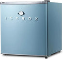 IBCR17SLT Compact, Energy Star Certified Small, Single Door Mini Fridge with Freezer Refrigerator, Standard (1.7 cu ft), Slate Blue by CozyNest Decor
