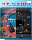 Kids Headphones Wired Toddler with Microphone, Over-Ear Headphones, 85/94dB Volume-Limiting, 3.5mm Jack, Foldable On-Ear Design - Safe & Comfortable for Learning & Entertainment by TinyTreasures Baby Boutique