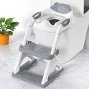 SKYROKU Potty Training Seat for Toddlers – 2-in-1 Adjustable Potty Ladder with Step Stool, Anti-Slip Cushion, Splash Guard & Extra-Wide Pedals, Supports 200+ lbs, Ideal for Boys & Girls by TinyTreasures Baby Boutique