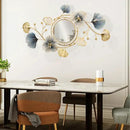 Lucky Monet Wall Art Decor Large Metal Wall Art Modern Geometric Circular Decor Wall Sculptures Wall Hanging Decoration for Living Room Dinning Room Bedroom Entryway Kitchen (Style 3) by CozyNest Decor