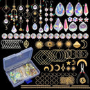 HYBEADS 200 pcs DIY Sun Catchers Making Kits Craft for Adults Crystal Suncatchers Supplies Stained Glass Window Hanging Prism Indoor Outdoor Garden Xmas Decor with Rainbow Maker Pendants Chains by GreenHaven Gardens