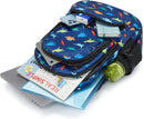 BLUEFAIRY Kids Backpack for Boys Elementary Primary Middle School Bags Back to School Bookbags Gifts Large Compartment with Tablet Sleeve Mochilas para niños 17" Dinosaur Navy Blue by TinyTreasures Baby Boutique