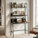 71" Freestanding Laptop Desk with Open Shelves by DirectDeals