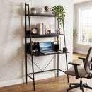 71" Freestanding Laptop Desk with Open Shelves by DirectDeals
