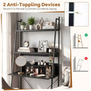 71" Freestanding Laptop Desk with Open Shelves by LJGDeals