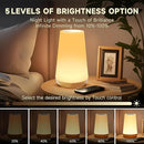 Night Light for Baby Nursery, 13 Colors Changing Touch Dimmable Night Lamp with Timer, Rechargeable Kids Night Light Portable for Bedtime Routine Baby Breastfeeding by TinyTreasures Baby Boutique