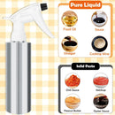 AHIER 2in 1 BBQ Spray Bottle, Turkey Marinade Injector Stainless Steel Grill Spray Bottle & Meat Injector with 2 PCS Cleaning Brush by GreenHaven Gardens