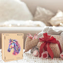 Puzzles for Adults 500 Pieces, Cool Horse Liberty Wooden Jigsaw Puzzles 15.8 * 18.3in, Unique Shape Animal Adult Gifts, Irregular Wood Puzzles Best Gift for Adults Family Game by TinyTreasures Baby Boutique