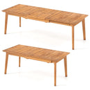 71 Inch-94 Inch 6-8 People Patio Extendable Dining Table by LJGDeals