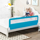 71 Inch Extra Long Swing Down Bed Guardrail with Safety Straps by LJGDeals