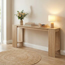 71 Inches Long Console Table with Storage for Hallway by LJGDeals