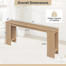 71 Inches Long Console Table with Storage for Hallway by DirectDeals