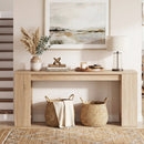 71 Inches Long Console Table with Storage for Hallway by LJGDeals