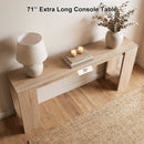 71 Inches Long Console Table with Storage for Hallway by LJGDeals