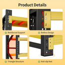 Garage Shelving Unit, 4 Tier Heavy Duty Racks, Easy Assembly, Metal Racks with Adjustable Shelves, 3000 LBS Load Capacity,for Warehouse,Basement (Black&Yellow, 23.6" D x 47.2" W x 78.7" H) by GreenHaven Gardens