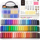 Shuttle Art Polymer Clay Kit - 60 Colors, 19 Tools, and 16 Accessories - Non-Toxic and Non-Sticky DIY Crafts for Kids and Adults by TinyTreasures Baby Boutique