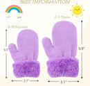 PESAAT Baby Girl Mittens Fleece Toddler Boy Mittens Warm Kids Winter Gloves Unisex Cold Weather Baby Gloves by TinyTreasures Baby Boutique