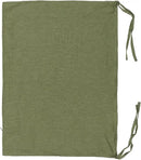 Hanging Linen Laundry Bag, 100% Pure Flax Linen Over The Door Hamper with Bottom Zipper for Laundry Room, Household Dirty Cloth Storage Organizer Bag, Army Green by CozyNest Decor
